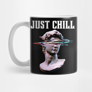 Just Chill-Greek Sculpture Mug